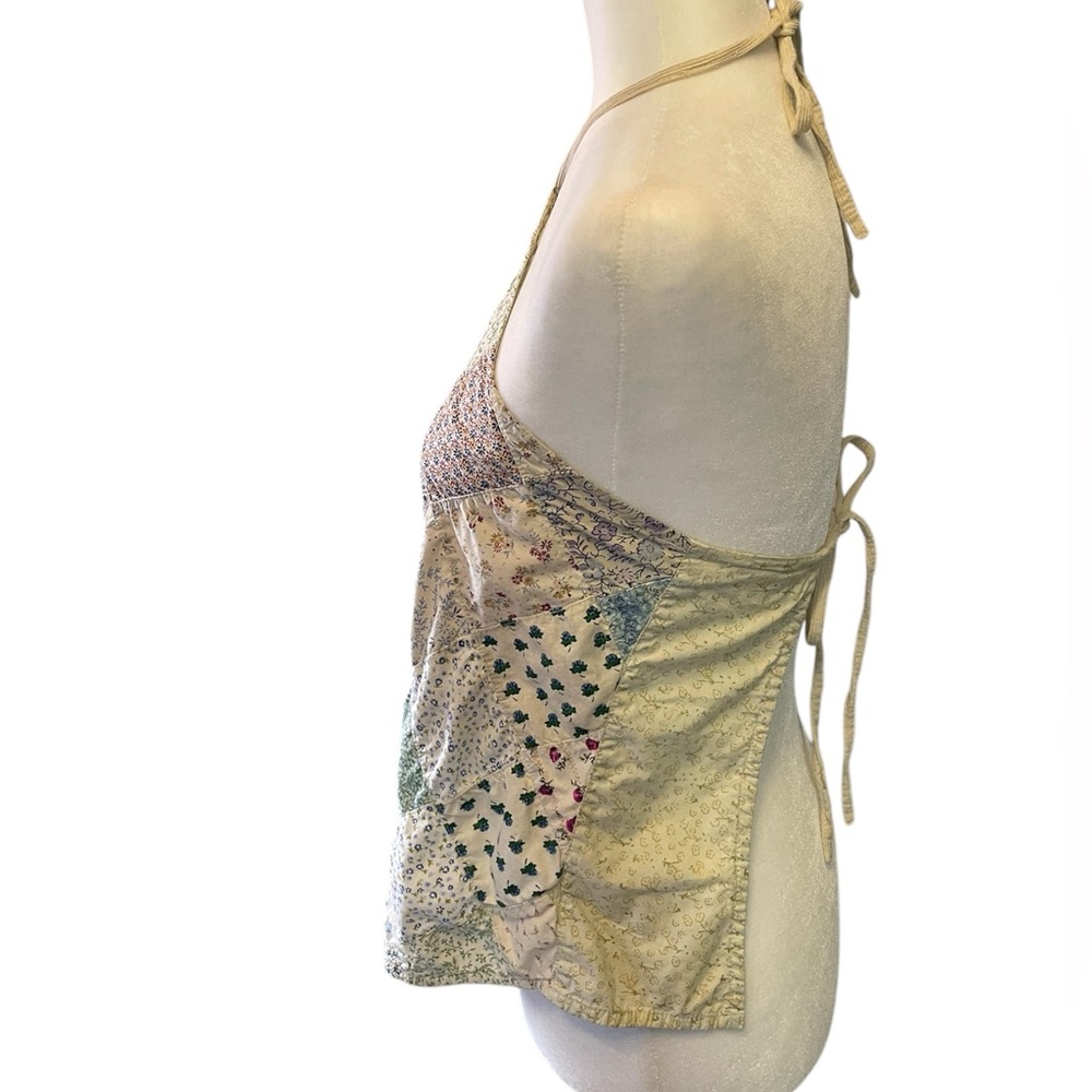 Jayli Patchwork Halter Neck Top - image 2
